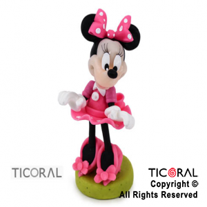 ADORNO MINNIE ROSA A. PORCELANA FRIA x 1
